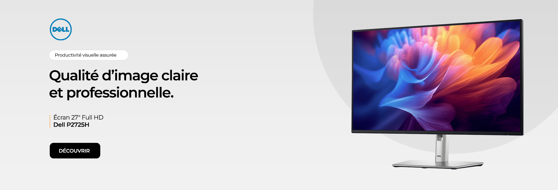 Écran 27" Full HD Dell P2725H